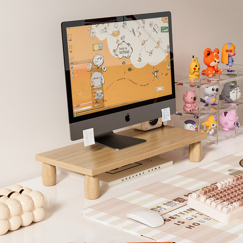 Desktop Computer Elevated Rack Office Desktop Monitor Stand Notebook ...