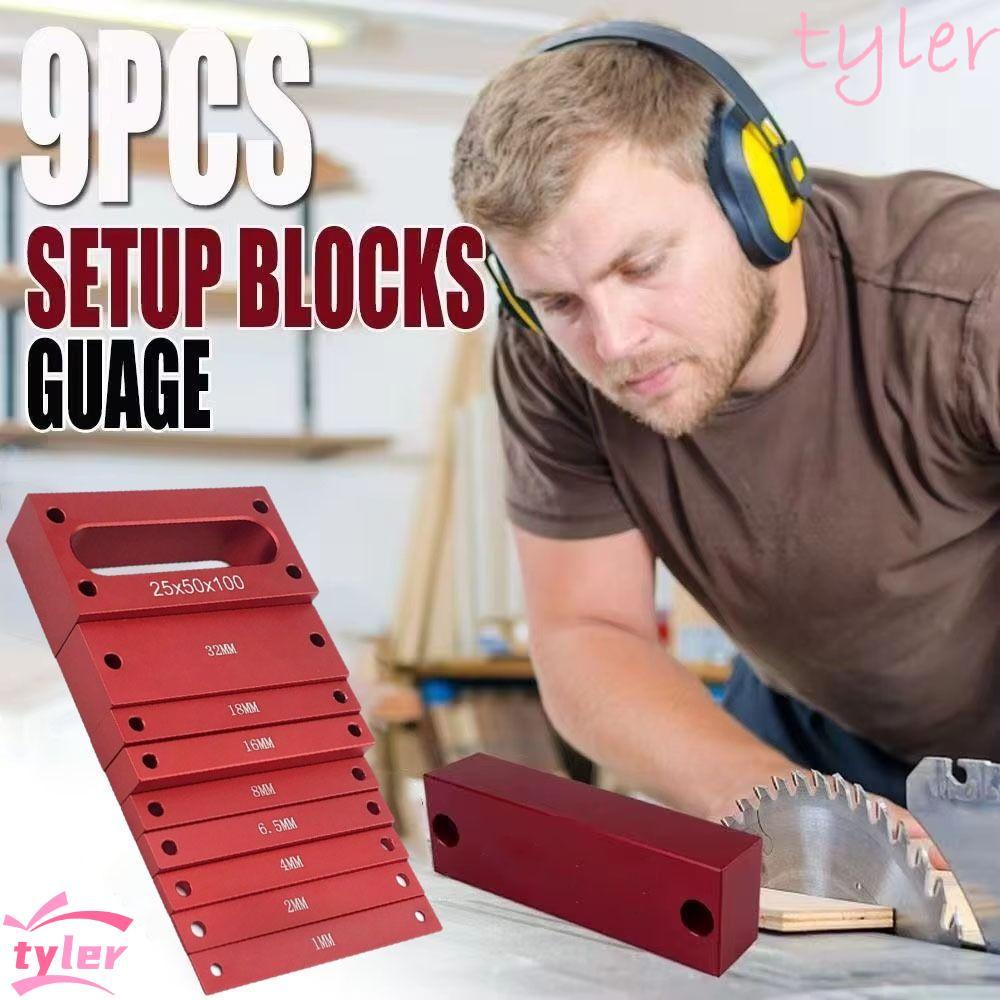 TYLER1 Height Gauge Blocks, Aluminum Alloy Metric Setup Setup Blocks ...