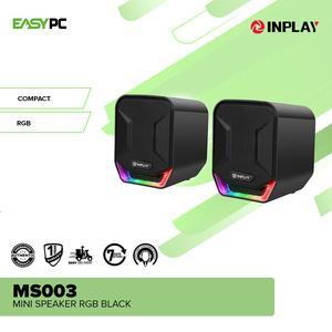 EasyPC | InPlay MS003 Mini Speaker RGB Black For Desktop PC and Laptop ...