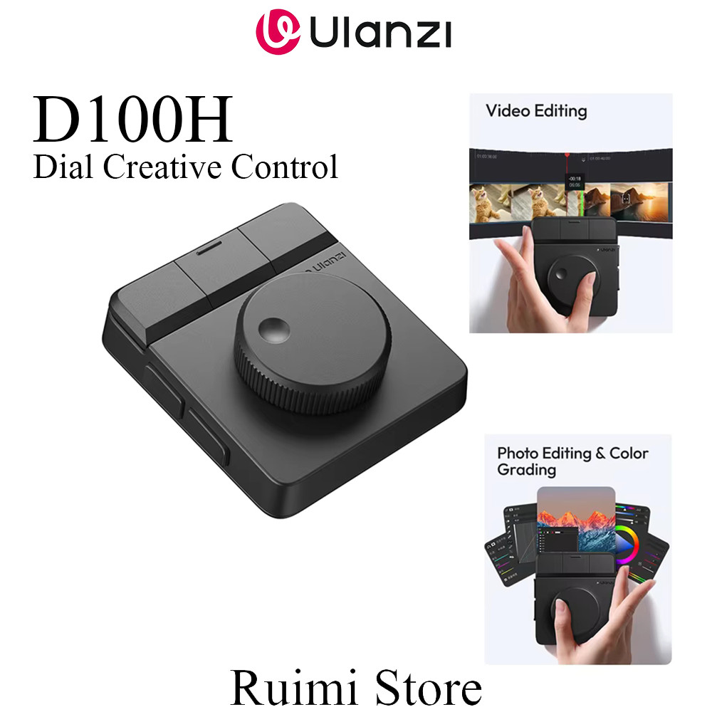Ulanzi D100H Dial Creative Controller I003 for Live Streaming Control ...