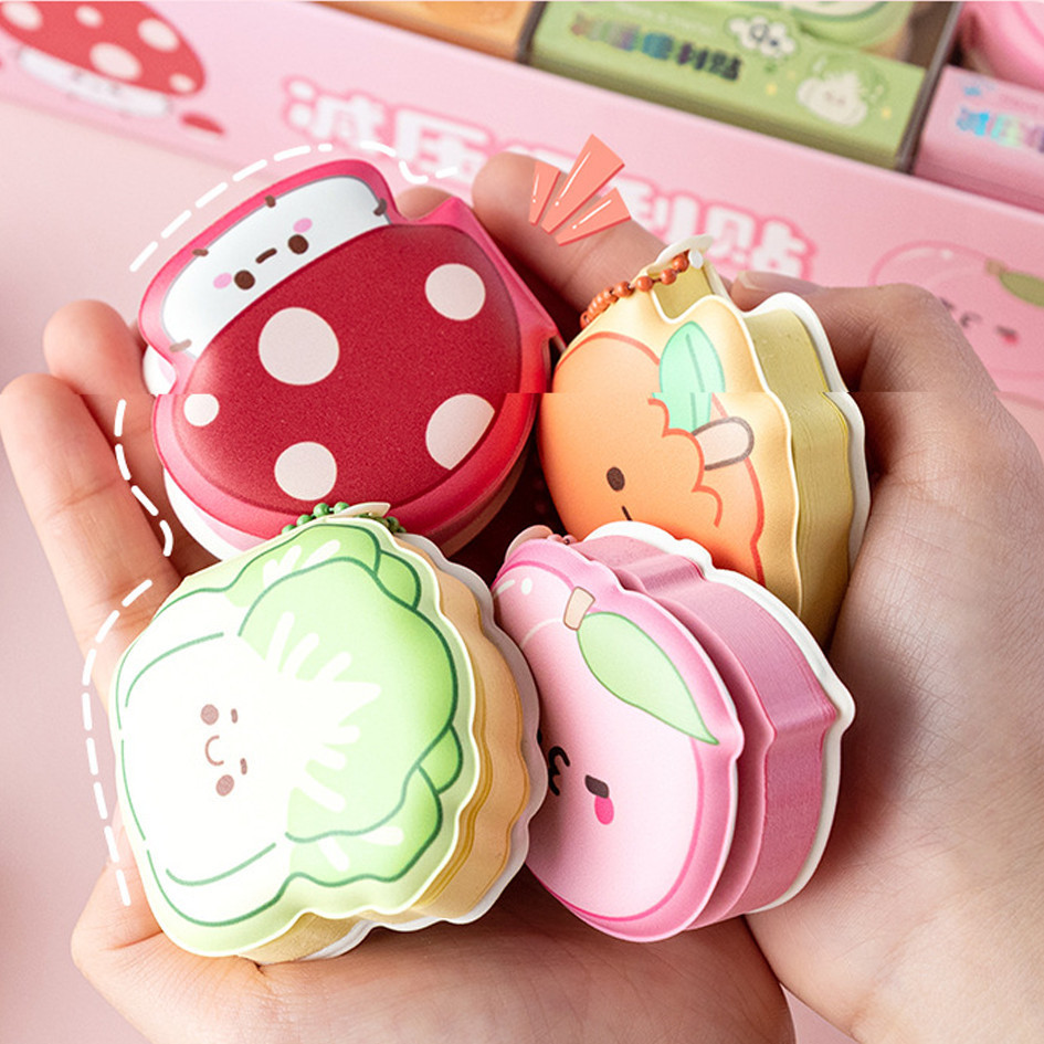Pinch and roll sticky notes/stress relieving toys/student notebooks ...