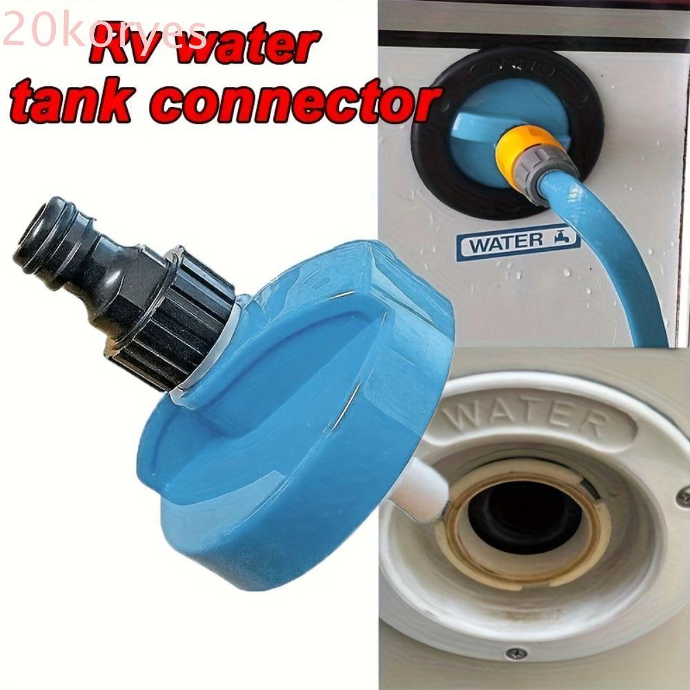 KORYES Water Tank Inlet, Quick Connect Filler Cap Water Inlet Filler ...