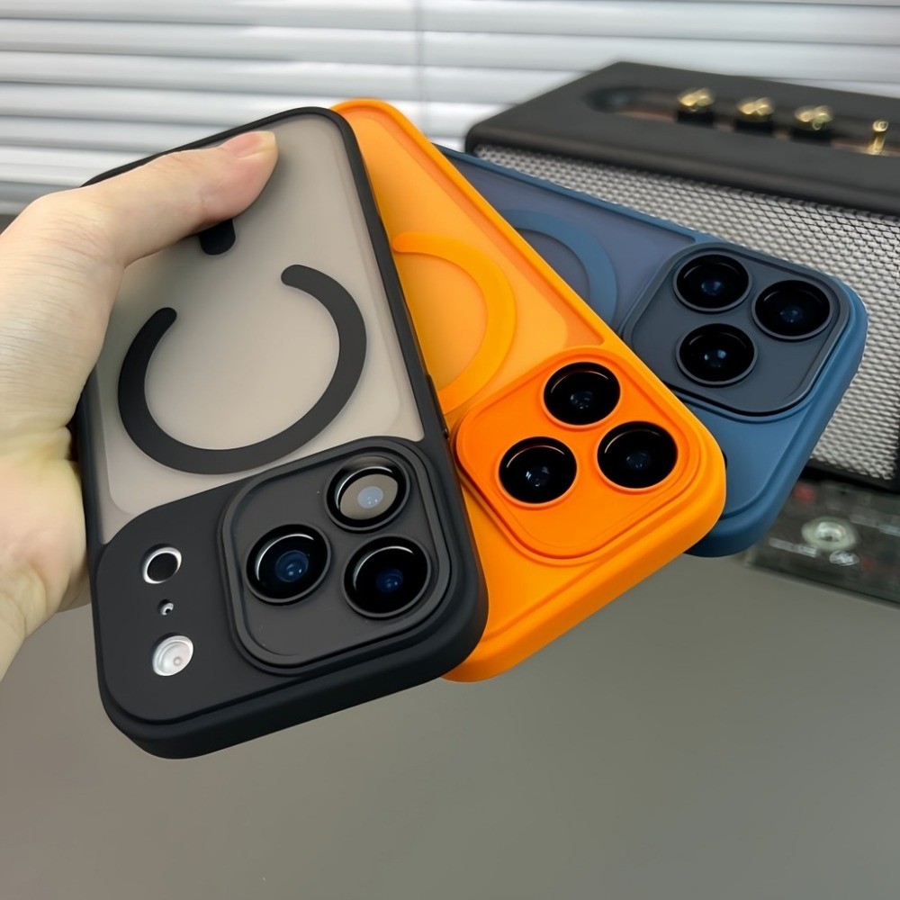 High Quality Translucent Magnetic Charging Phone Case For iPhone 17 11 ...