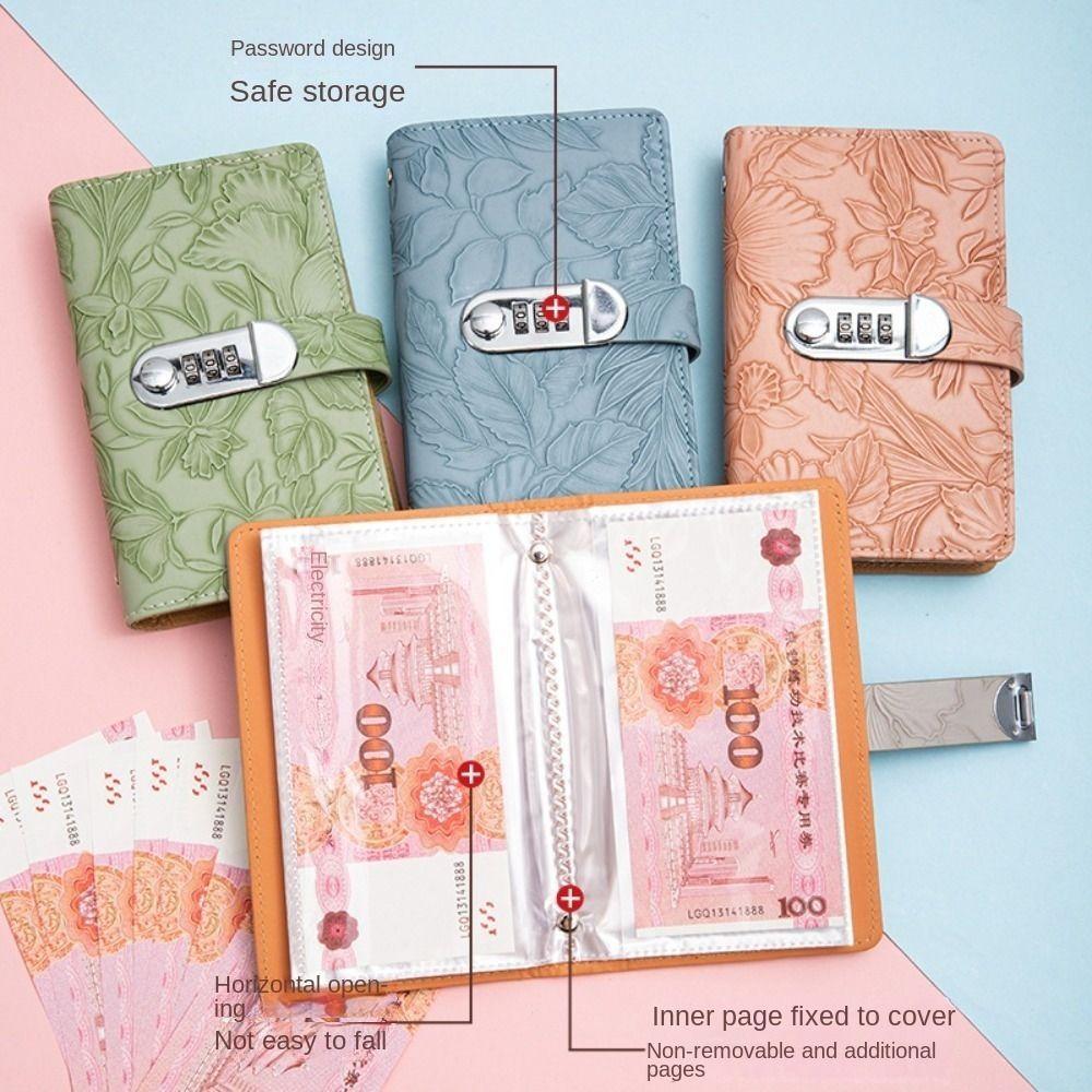 AGLYELGIRL 100 Envelopes Money Saving Challeng, With Password Lock ...