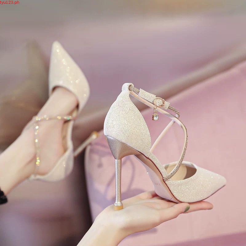 Wedding One Strap Ankle close with Spring and summer of 2021 New ...