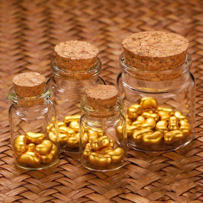 bottle container small bottle Gold Doudou Storage Bottle Gold Bean ...