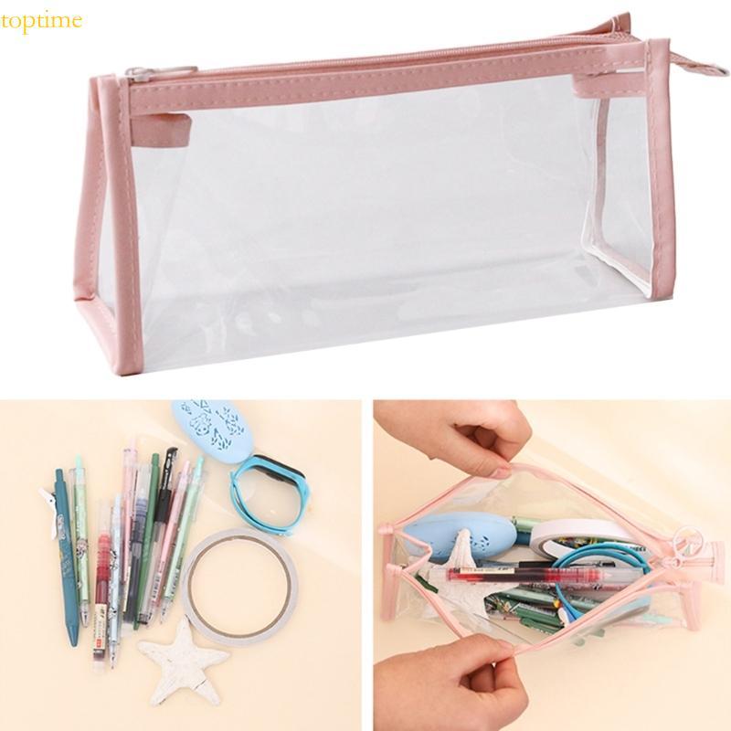 Top Aesthetic Pen Case Pencil Bag Pencil Case Clear Pen Organizers Pen ...
