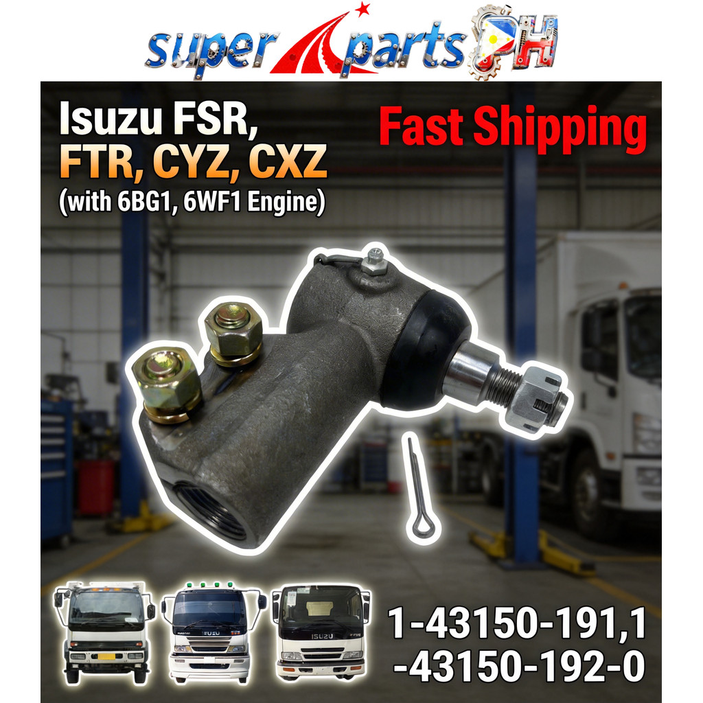 1-43150-191 1-43150-192-0 Right Outer Tie Rod End Fits Isuzu FSR FTR ...