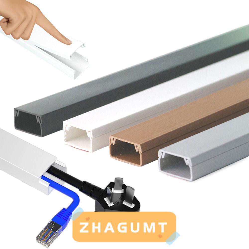 ZHAGUMT366WO Wire Conduit, Rectangle Paintable Cable Trunking, High ...
