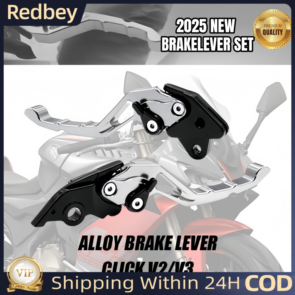 【2026 NEW】CLICK V2 / CLICK V3 COMBI CNC ALLOY BRAKE LEVER SET FOR HONDA ...