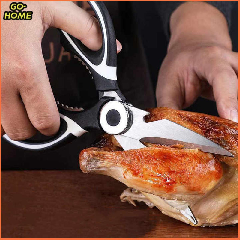 T⚡GO⚡Multi Functional Bone Scissors Household Stainless Steel Clipper ...