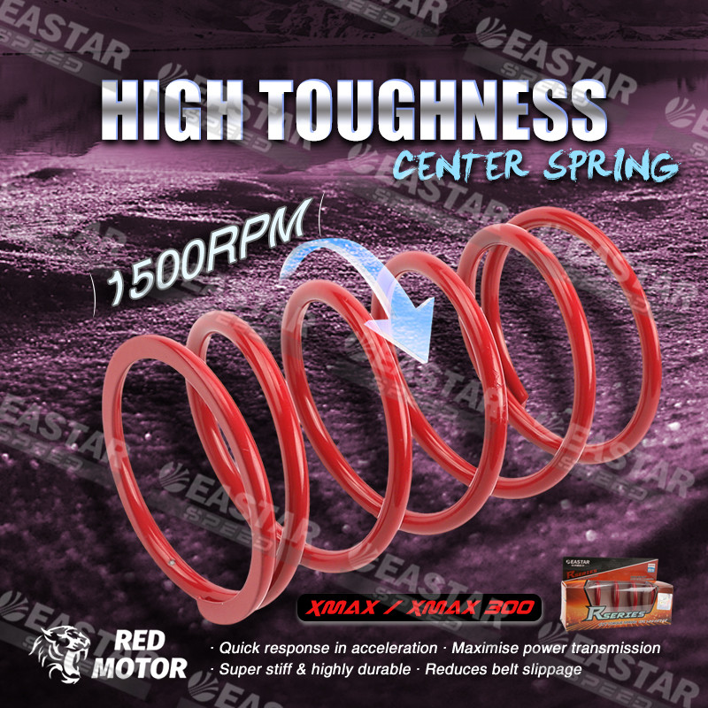 CENTER SPRING XMAX 300 1500RPM XMAX 300 / FORZA 350 RED | Shopee ...
