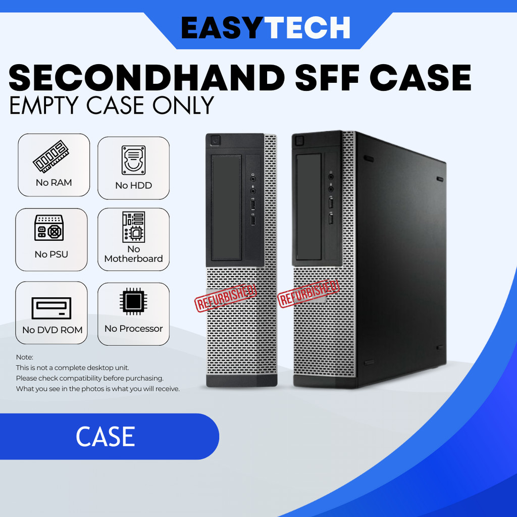 EASYTECH | Branded Desktop Unit Casing SFF Case Only Seconhand Empty ...