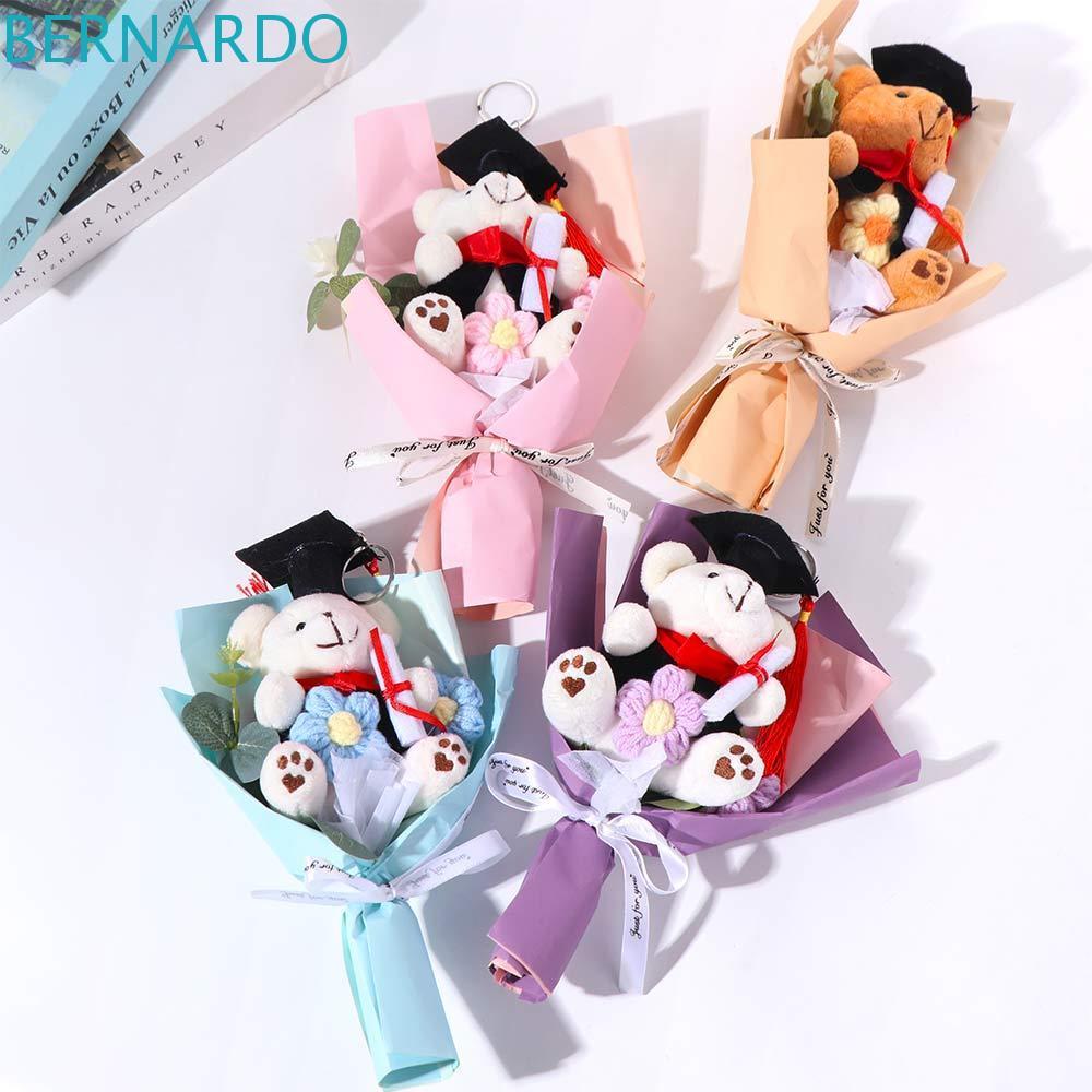 BERNARDO Little Bear Crochet Bouquet, Graduation Season Graduation ...