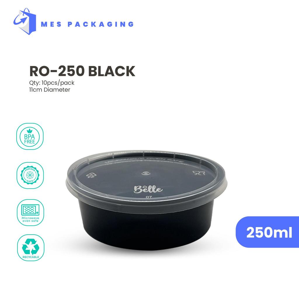 MES Round and Rectangular Microwavable Container, RE500, RE750, RE1000 ...