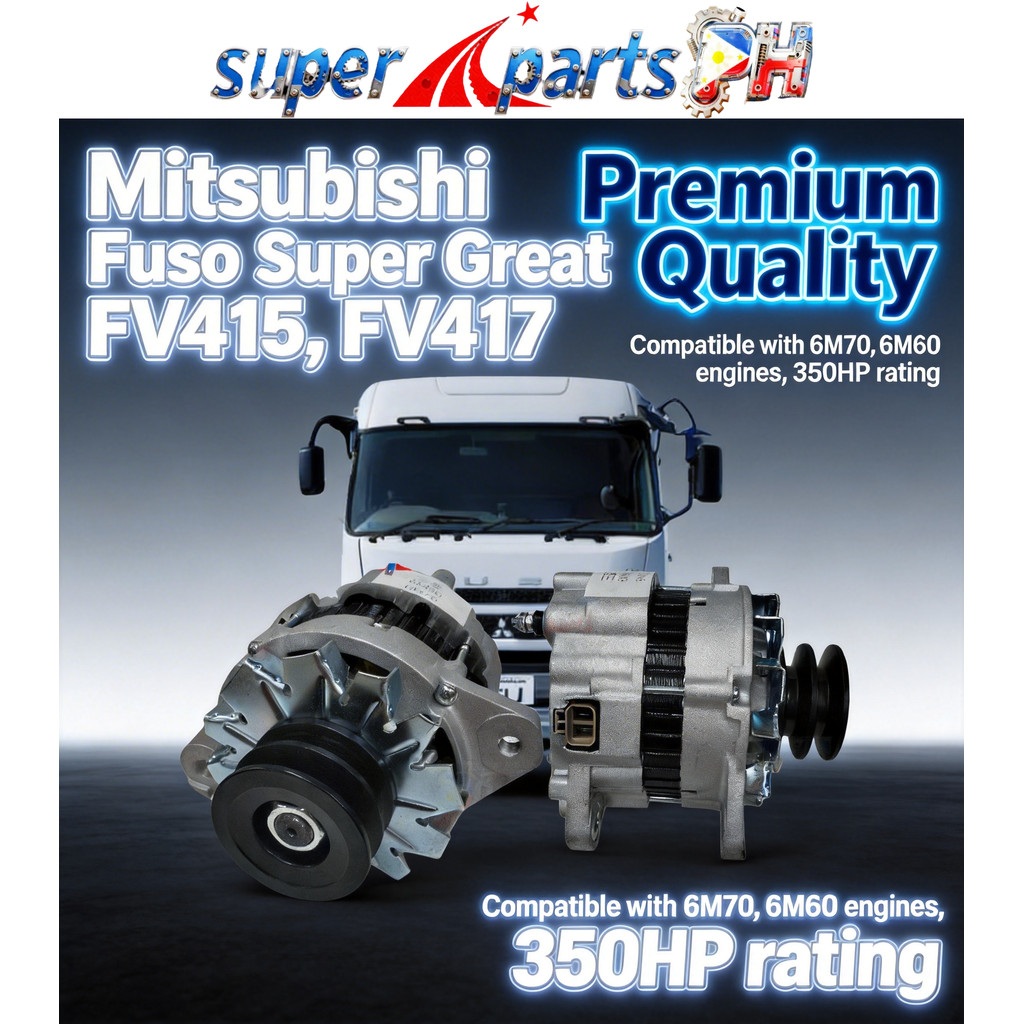 ALTERNATOR ASSY 6M70 6M60 for Mitsubishi Fuso Super Great FV415 FV417 ...