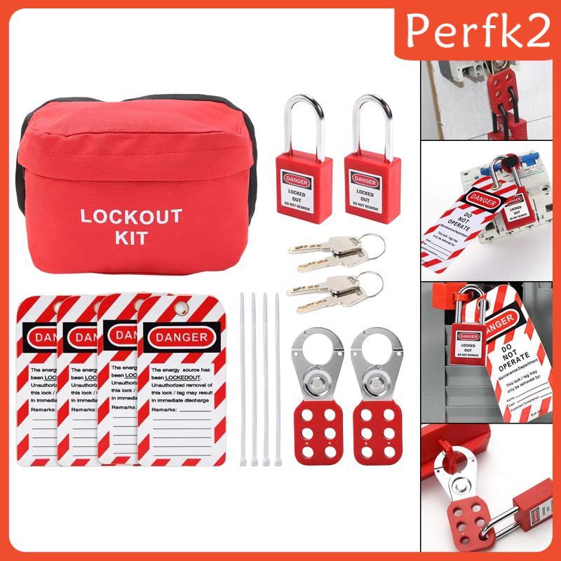 [Perfk2] Lockout Kit - Safety Lockout Padlocks Loto Hasps Lockout Tags ...