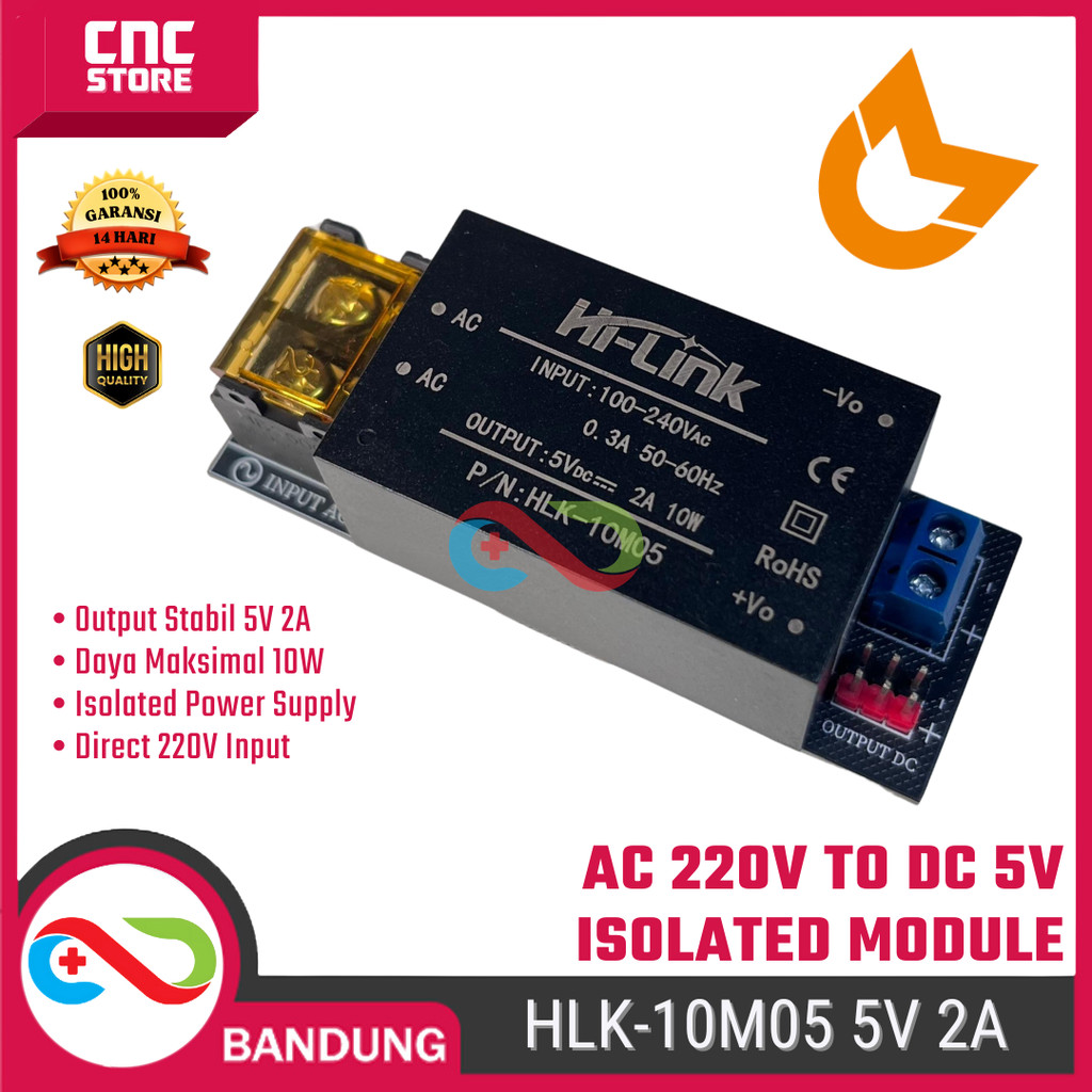 HLK-10M05 Hi-Link AC to DC 5V 2A 10W Isolate Power Supply Module – PCB ...