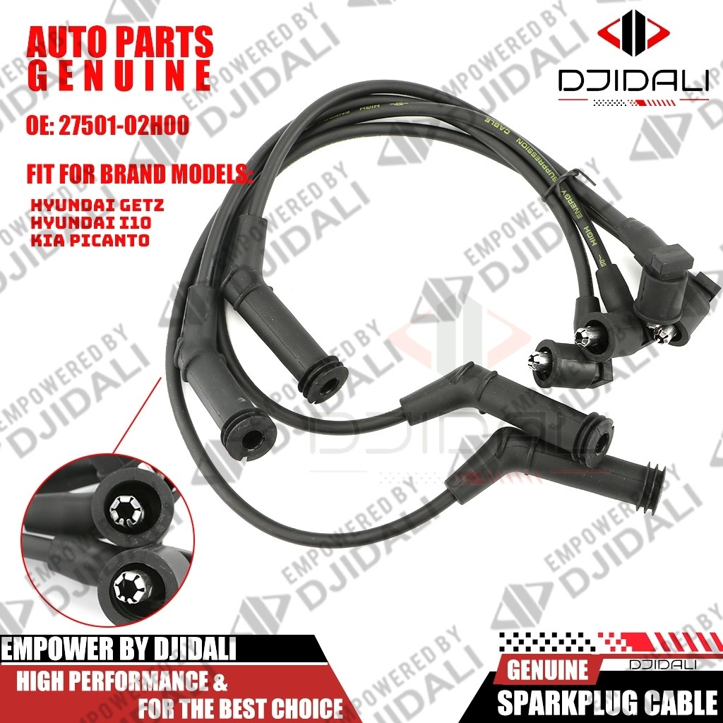 27501-02h00 Spark Plug Cable / High Tension Wire for HYUNDAI GETZ 1.1 ...
