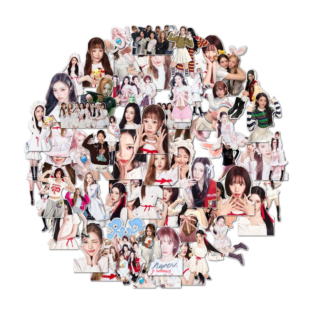 65Pcs Kpop Idol H2H Hearts2Hearts New Single “RUDE!” Sticker