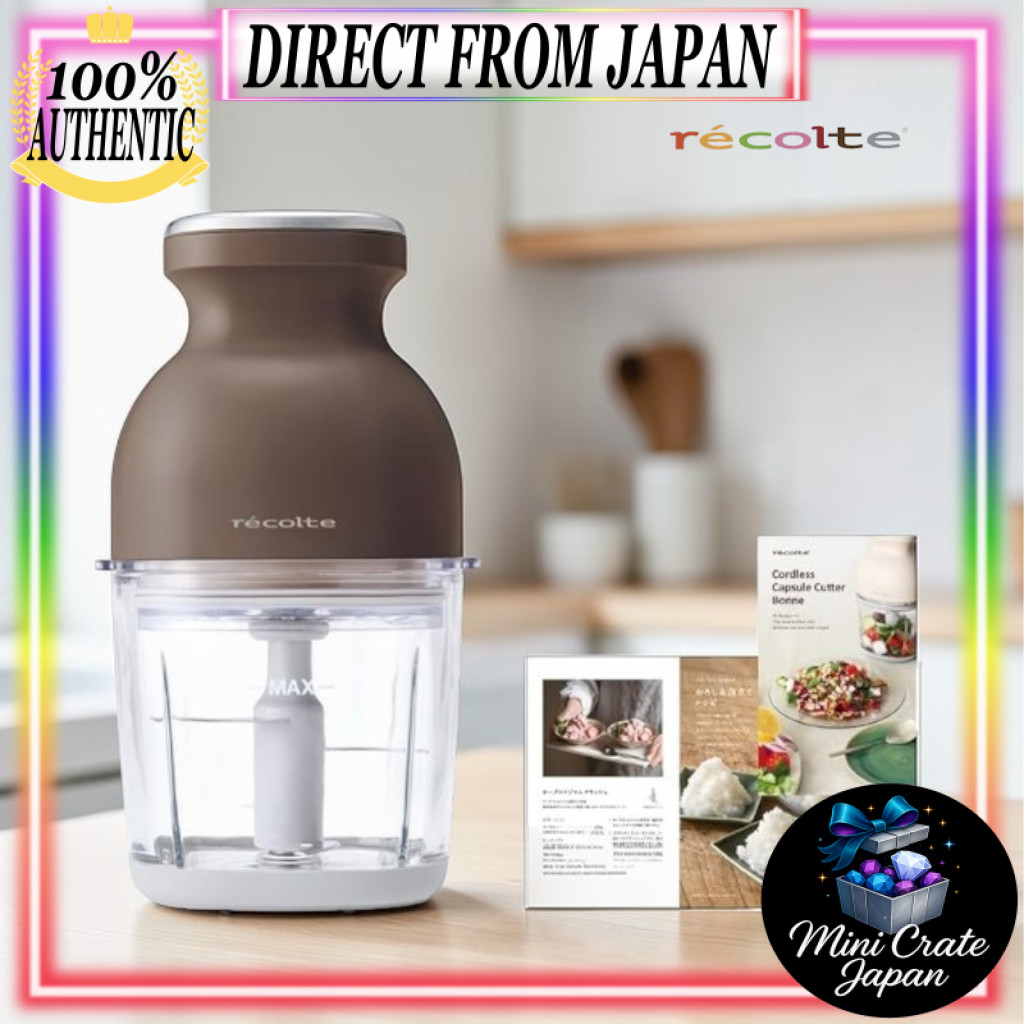 recolte RCP-7 Cordless Capsule Cutter Bonne Food Processor Chopper
