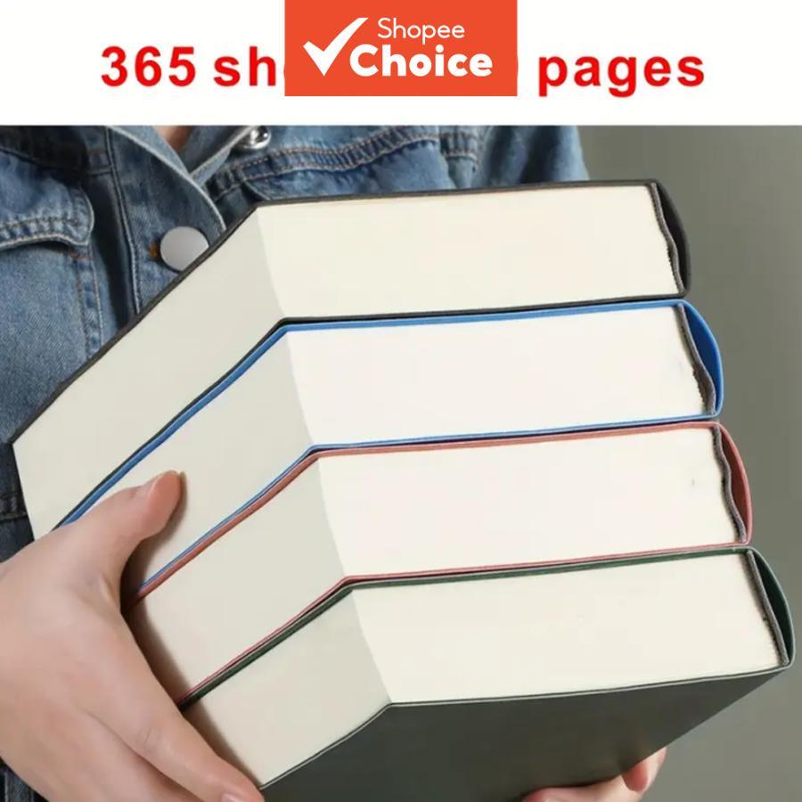 A6 Retro PU Leather Notebook Extra Thick Large Notebook Heavy Duty ...