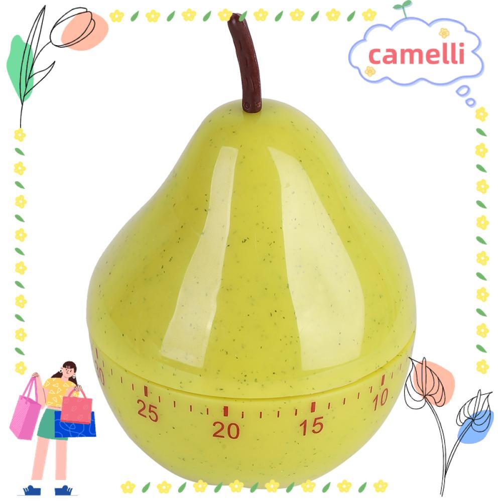 CAMELLI Mechanical Kitchen Timer, Pear Shaped Mini Cartoon Timer ...