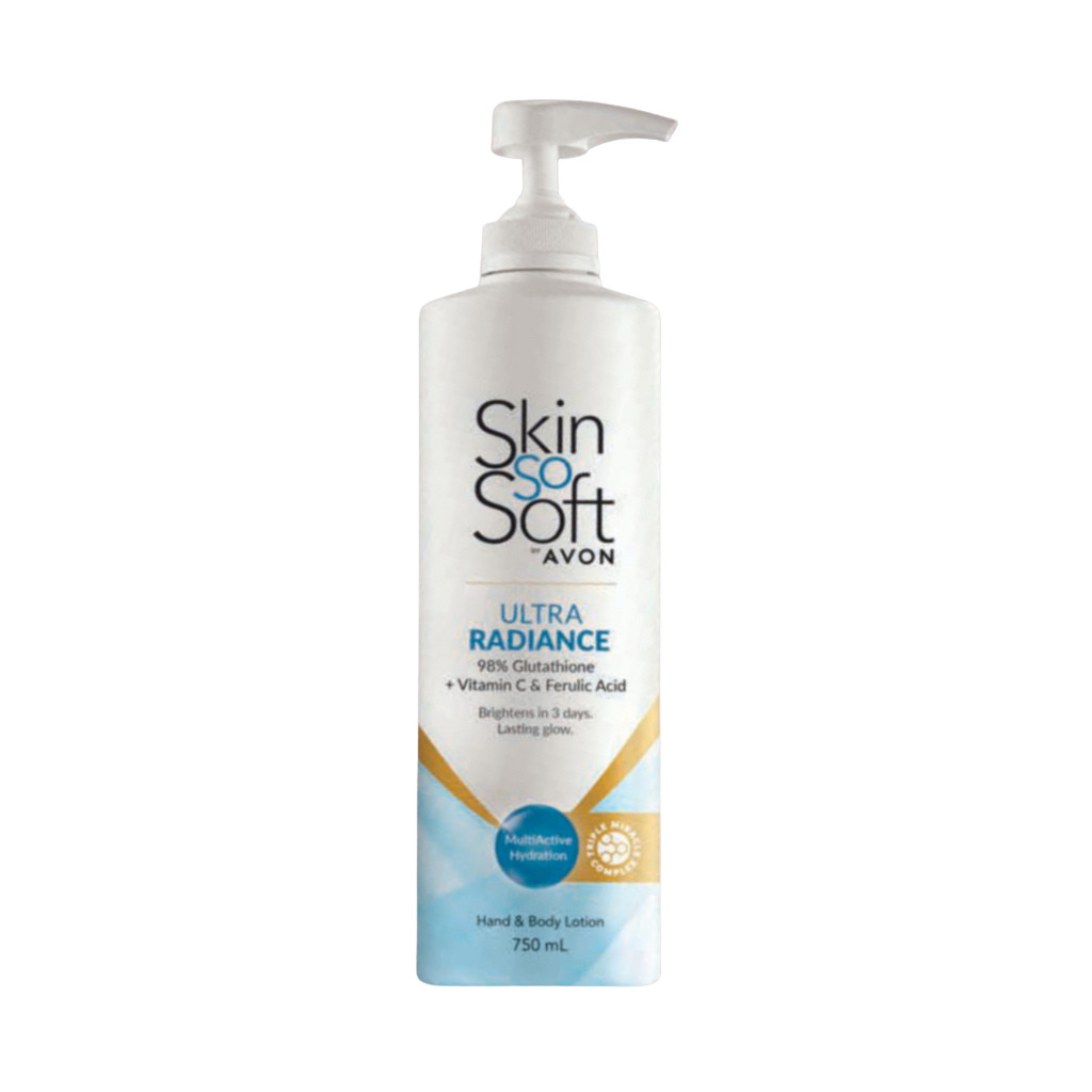 avon skin so soft ultra glutathione with vitamin c Avon Skin So Soft 750 ml 400 ml Ultra Radiance with 4x Glutathione + Vitamin  B3 & C Hand Body Lotion