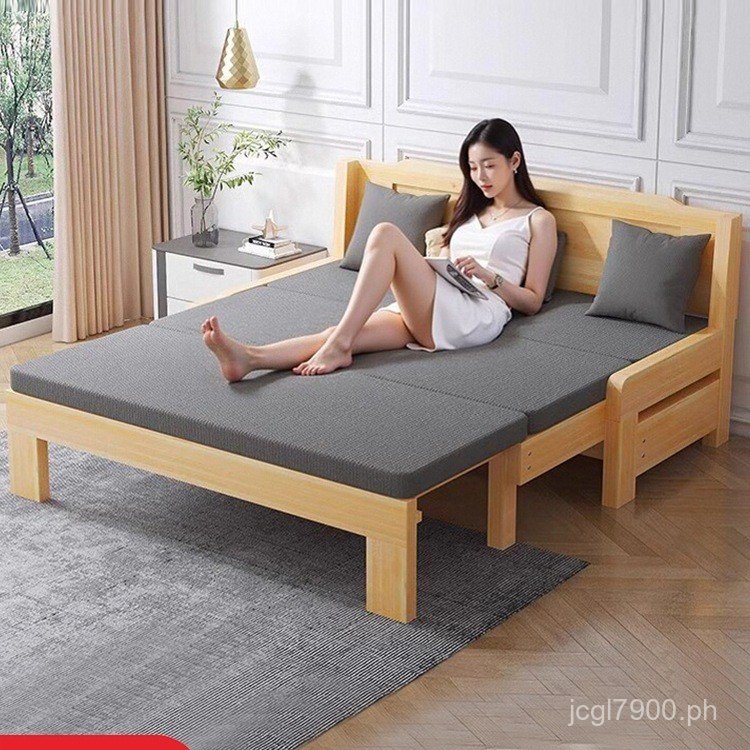 Dual-purpose Extendable Small Apartment Pull-out Bed, Fully Adjustable ...