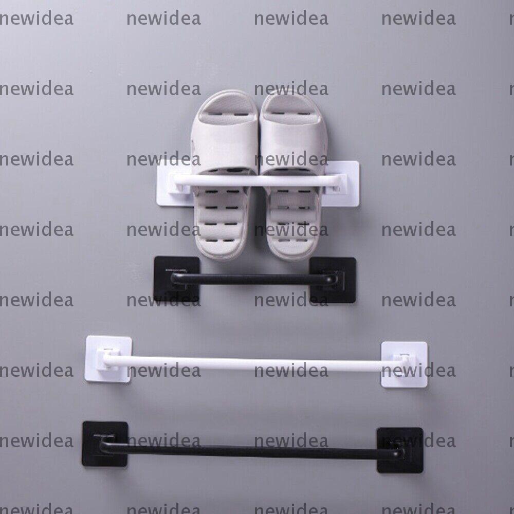 NEWIDEA Towel Rack Home Bracket Wall Mount Toilet Bathroom Bar | Shopee ...