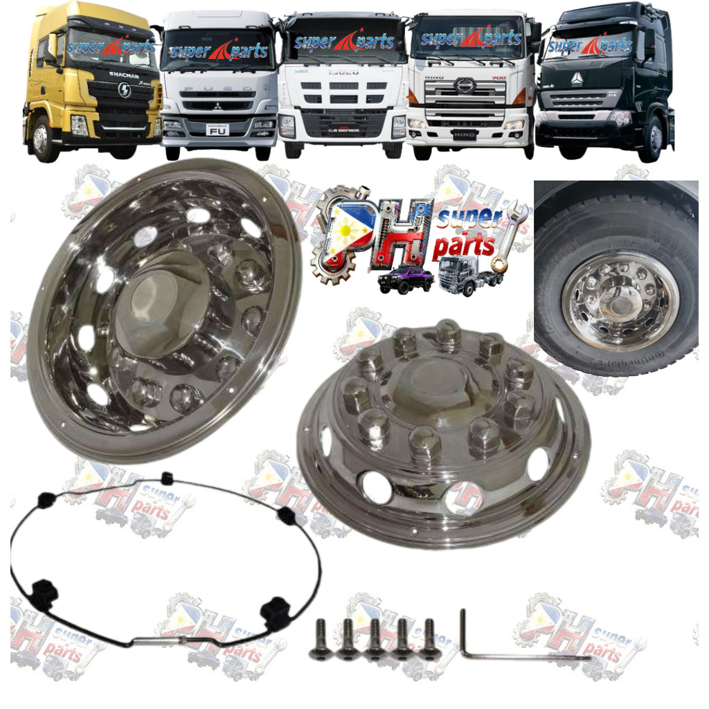RIM 22.5 Universal New wheel hub cover rim cover truck stainless steel ...