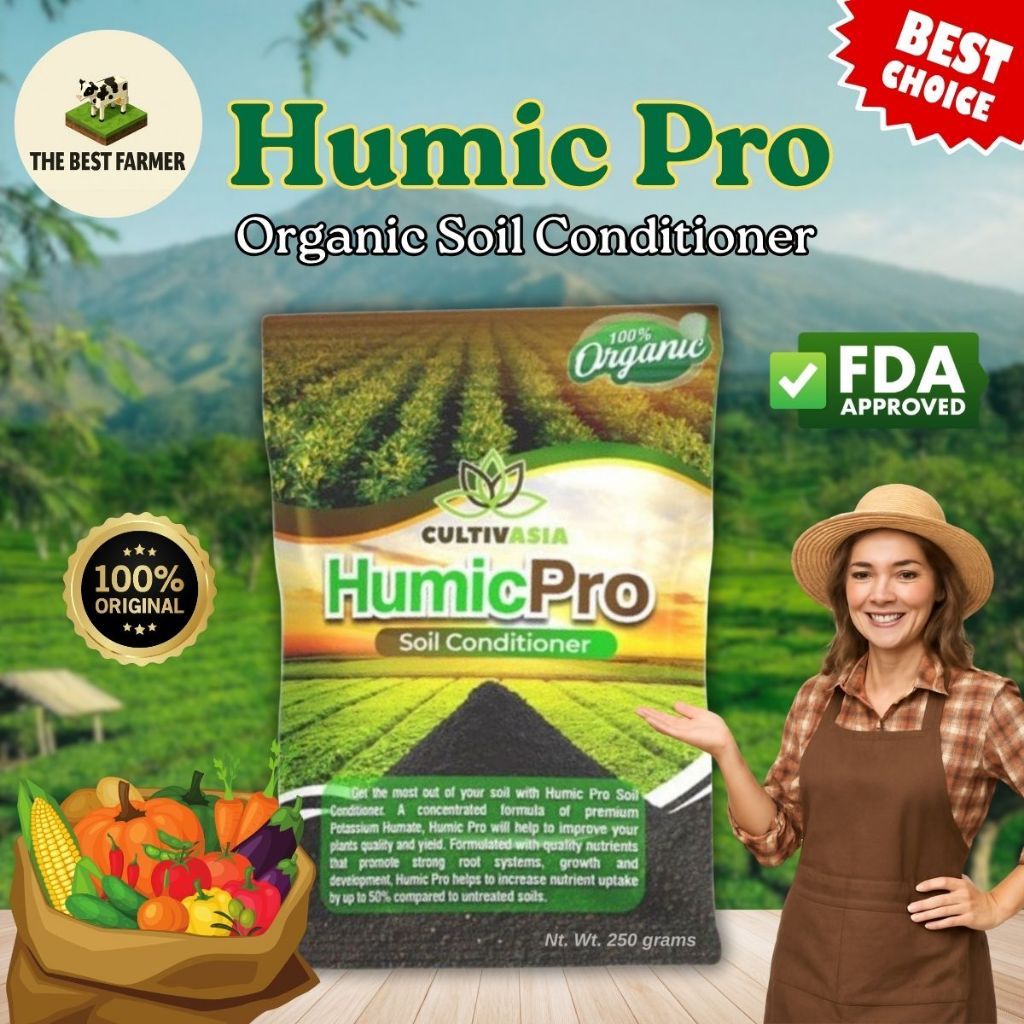 CultivAsia Humic Pro Soil Conditioner 250g | Natural Humic Acid ...