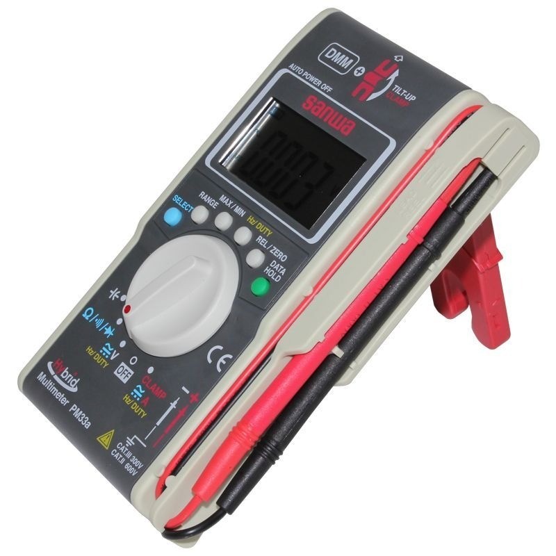 Japan Sanwa PM33A 2-in-1 Digital Multimeter + 100A AC DC Clamp Meter ...