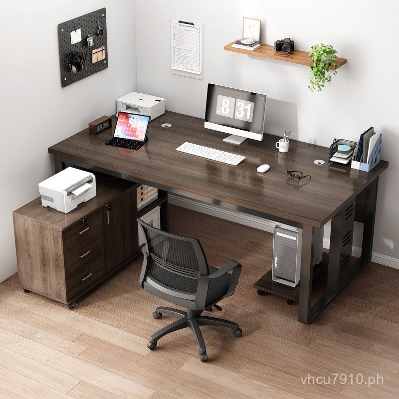 Computer Desk Workbench Table Chair Desk Office Desk Staff Lockable ...