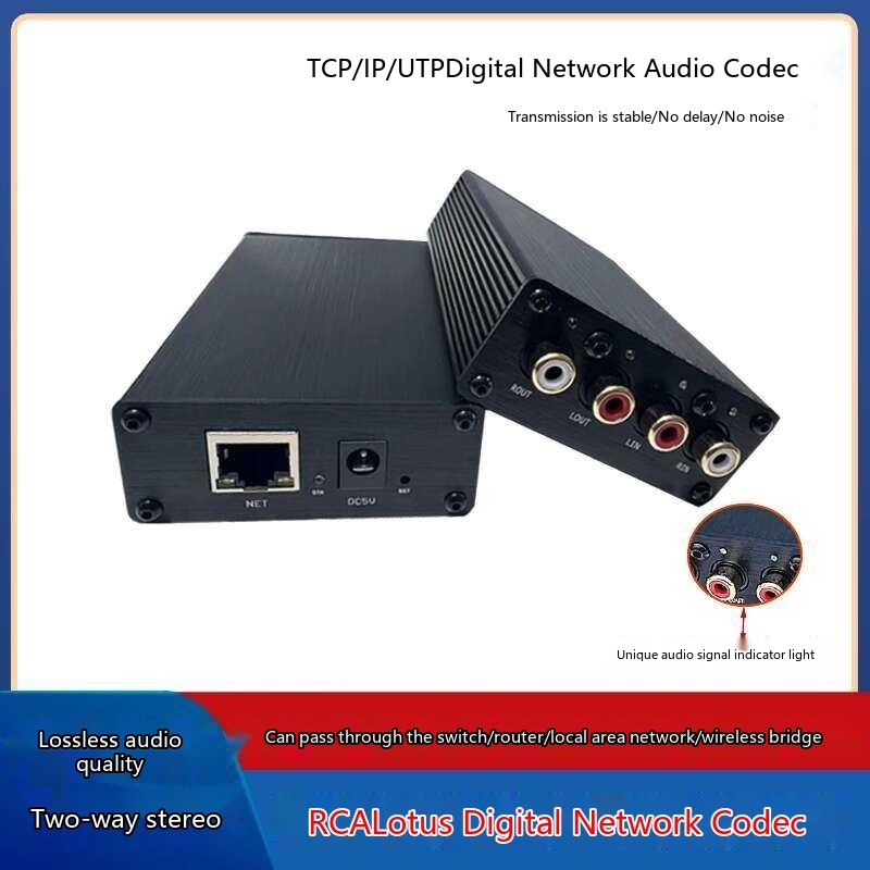 IP Network Audio Codec Ultra-Low Latency Capture DSP LAN Cross-Segment ...