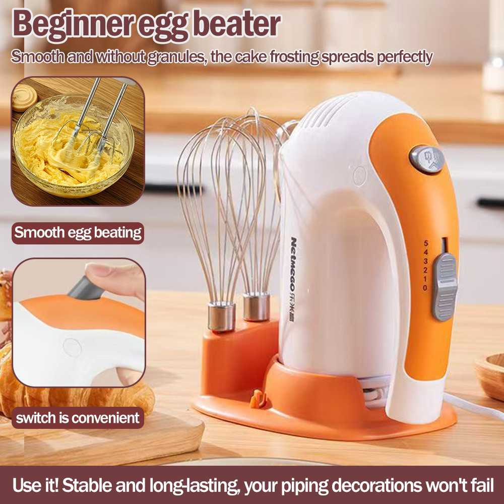 5-Speed Electric Hand Mixer, 500W Handheld Mixer with Turbo Kitchen ...