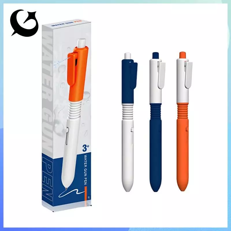 2 In 1 Funny Prank Retractable Water Pens,Funny Magic Ball Pen With Water Funny Prank Toy Stress Relief 1/2pcs OOO