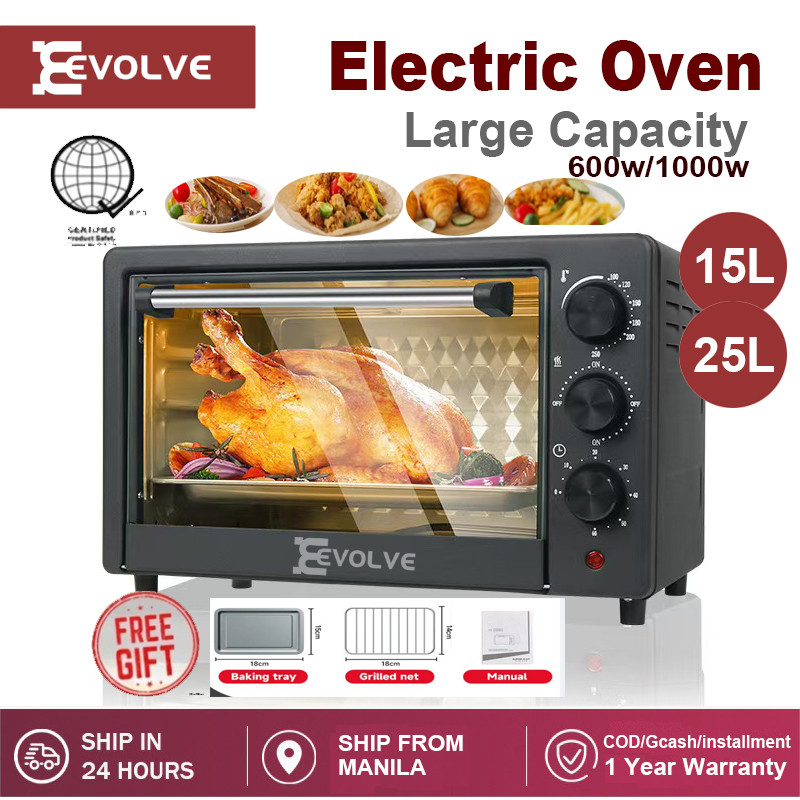 EVOLVE 15L Baking Oven 25L Electric Oven Kitchen Oven Household Oven ...