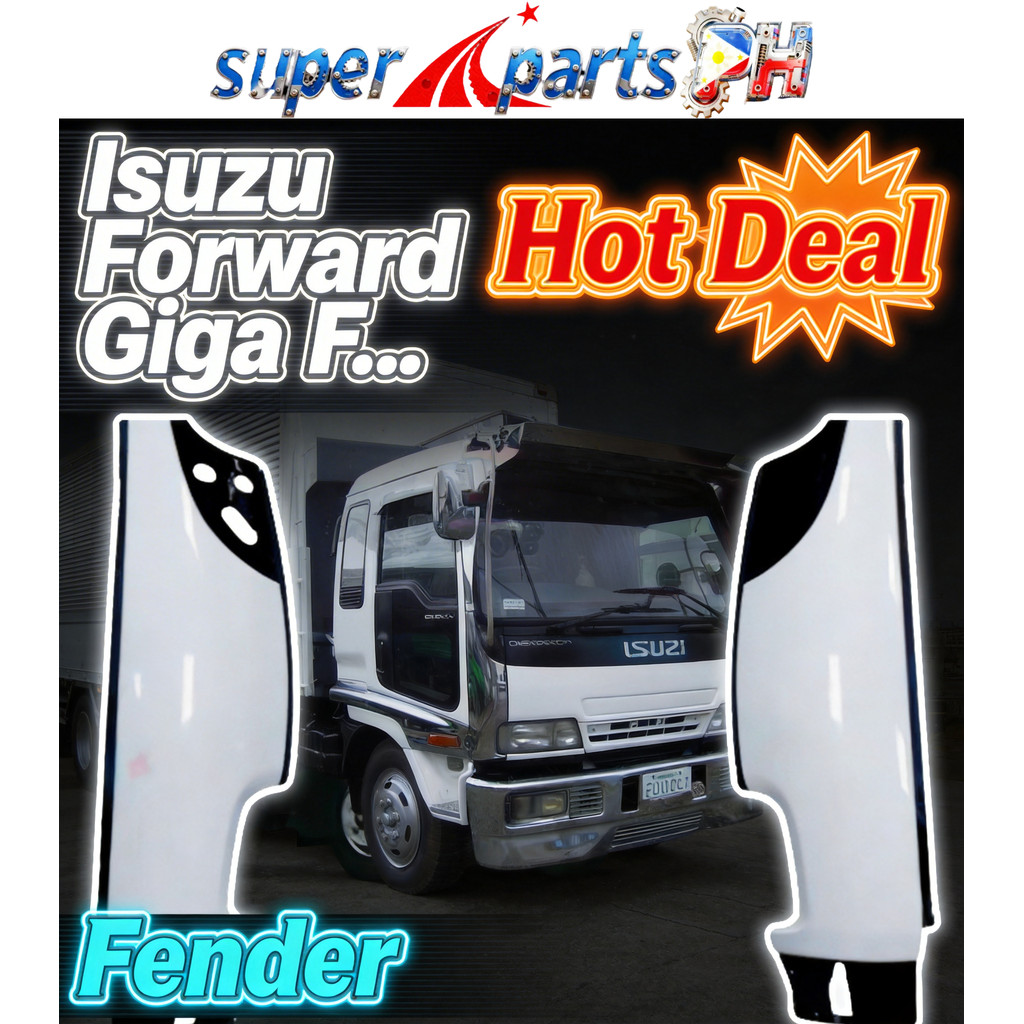 FORWARD GIGA Isuzu FVR FTR fire truck pump truck front fender corner ...