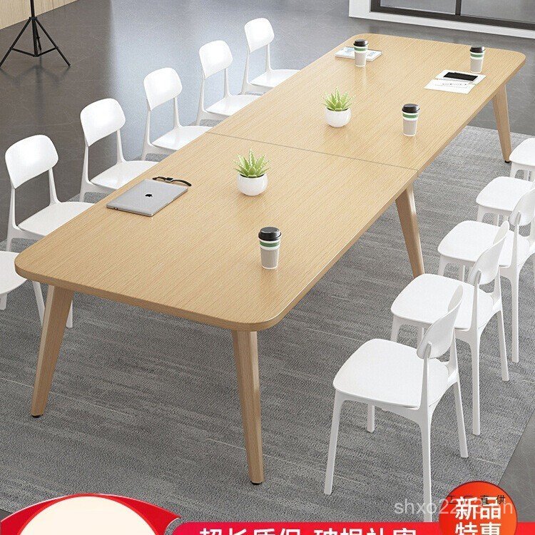 Small Long Table Workbench Negotiation Table Modern Large Table Long ...