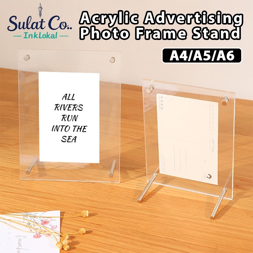 A4/A5/4R Acrylic Photo Frame Placement Certificate Frame Display Stand ...