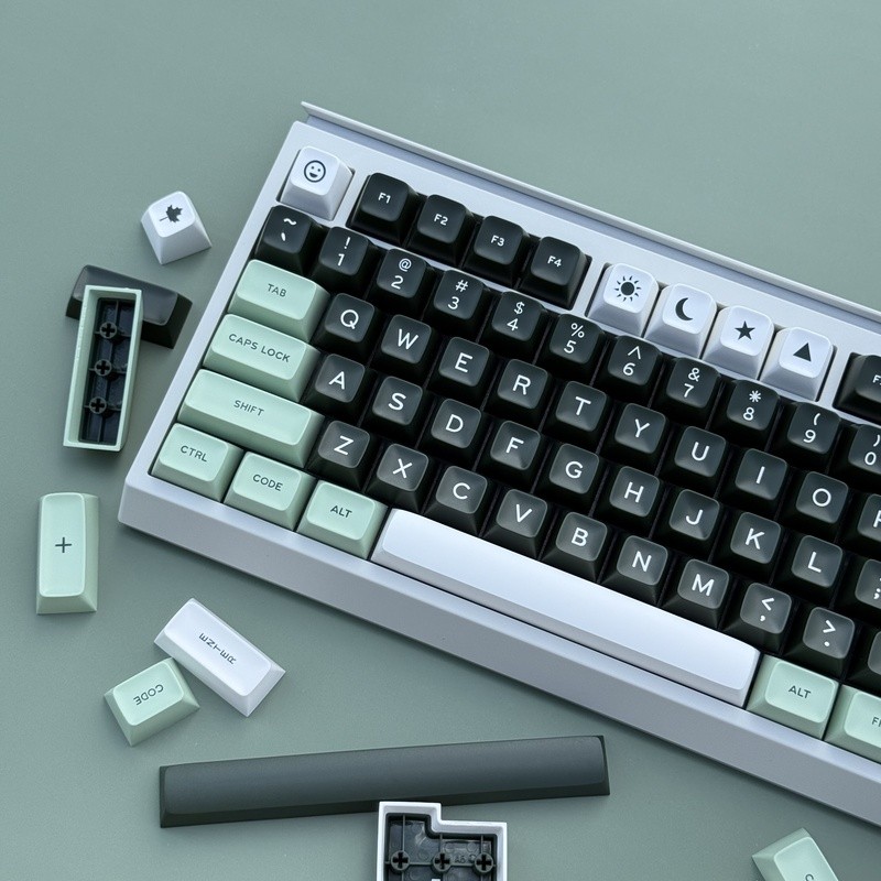 SA Profile Salon Keycaps ABS Double Shot 173 Keys Mechanical Keyboard ...