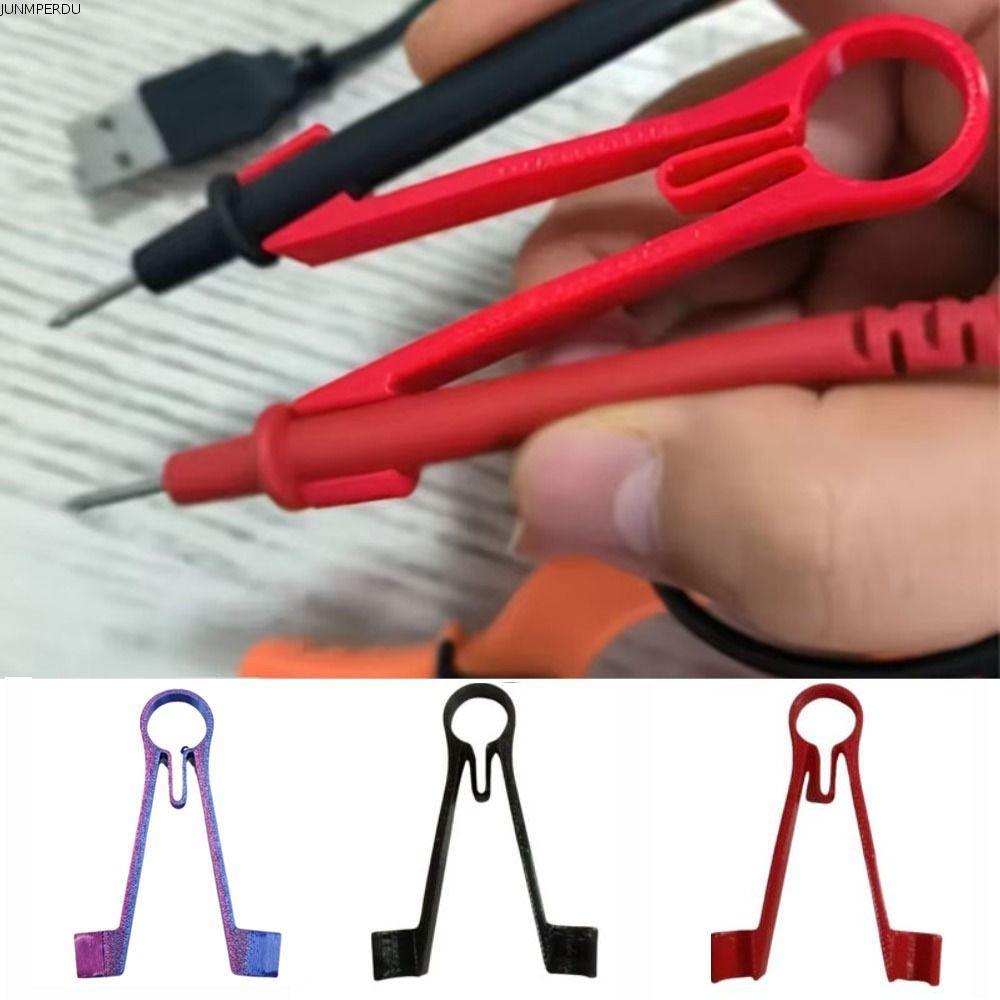JUNMPERRD Multimeter Probe Holder, Ergonomic One-Handed Meter Probes ...