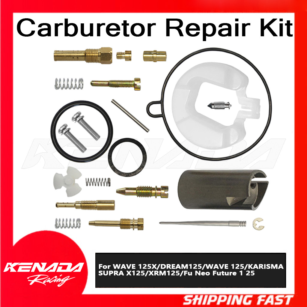 Carburetor repair kit for WAVE 125X / DREAM125 / WAVE 125 / KARISMA ...