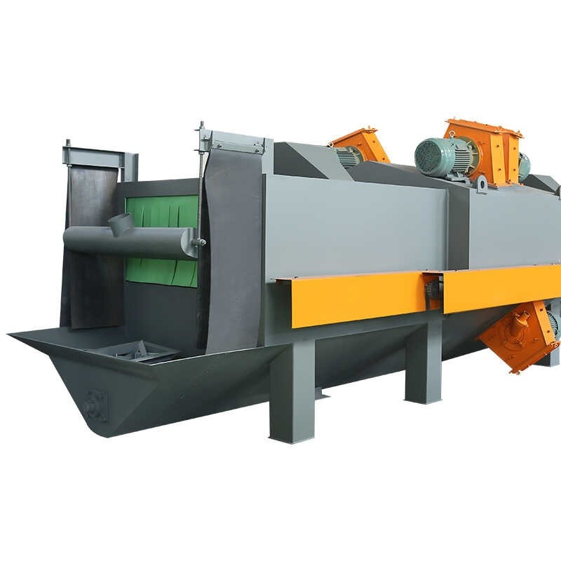 Through-Type Fully Automatic Sandblasting Steel Structure Roller Track ...