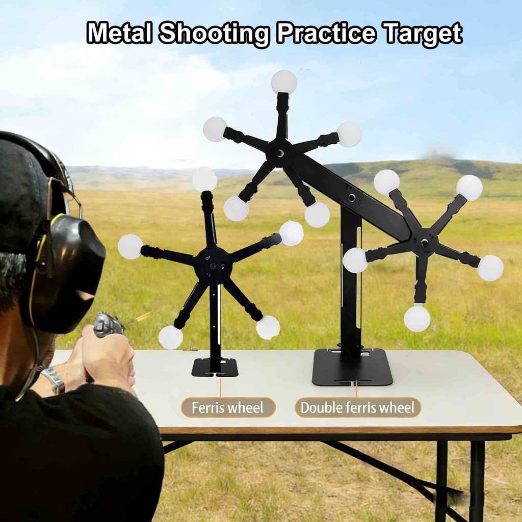 Metal airgun target shooting metal Swinging Rotating Reactive Target ...