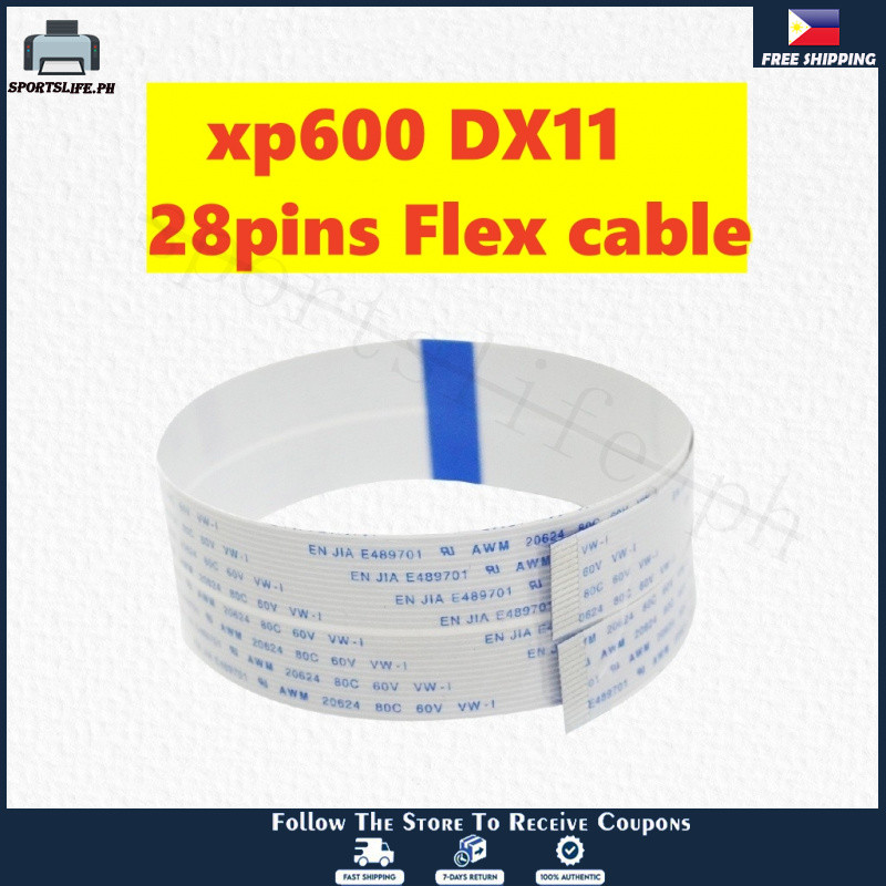 28pins 40cm Split Flat Plex Cable 28 pin Ribbon XP600 dx11 | Shopee ...