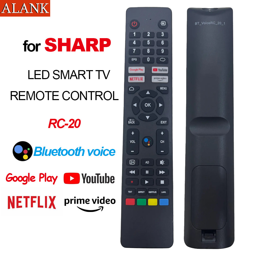 ALANK SHARP Smart TV Remote Control Genuine Support Voice Function 4K ...