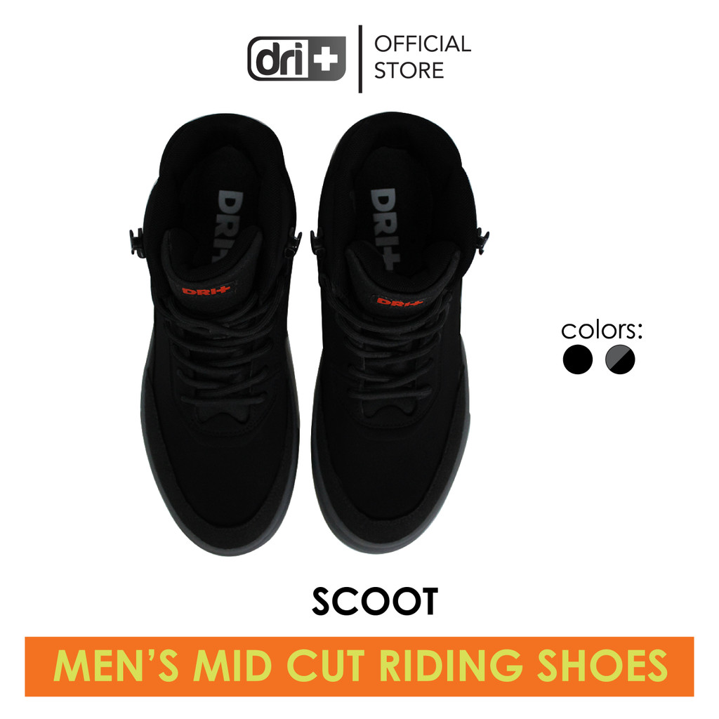 Dri Plus Men’s DRI+RIDE Scoot Microfiber Leather Mid Cut Sneaker Shoes ...