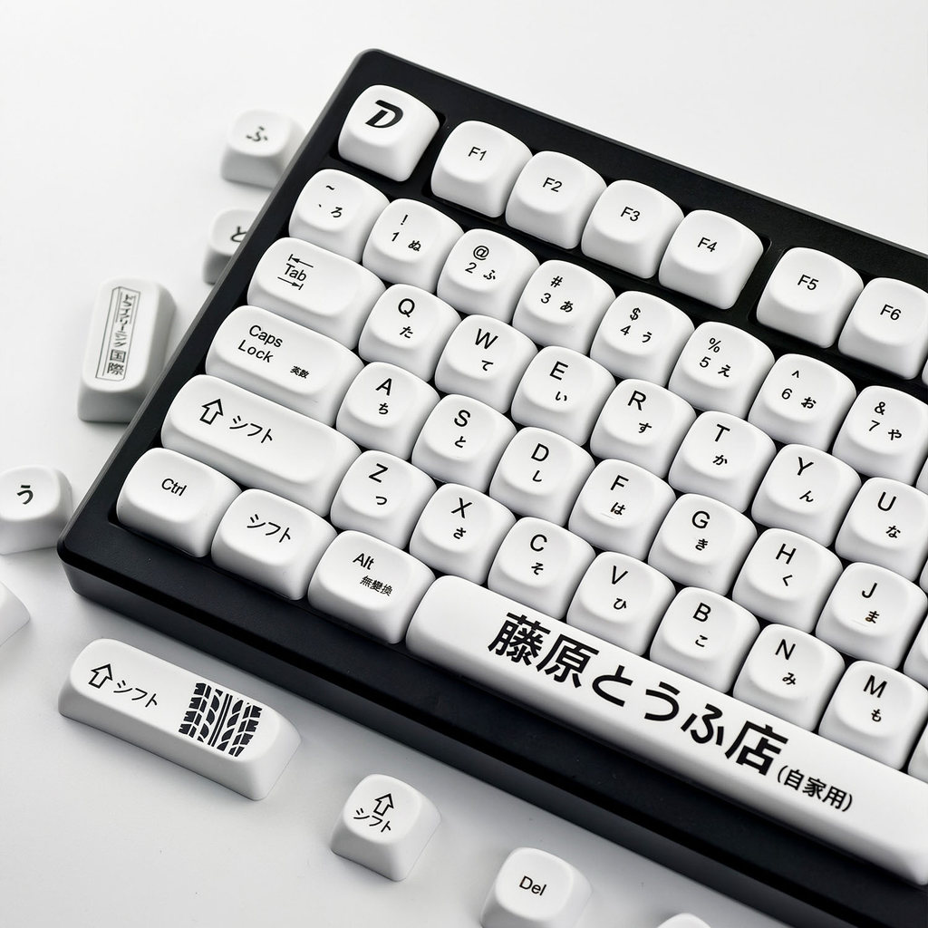 MAIMOOO Initial D Keycap MOA Profile 120 Keys PBT Dye Sublimation Aula ...